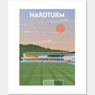 Illustration design of Hardturm Stadium. Posters and Art